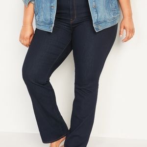 Old Navy 24S Women's Plus Boot Cut Dark Wa…